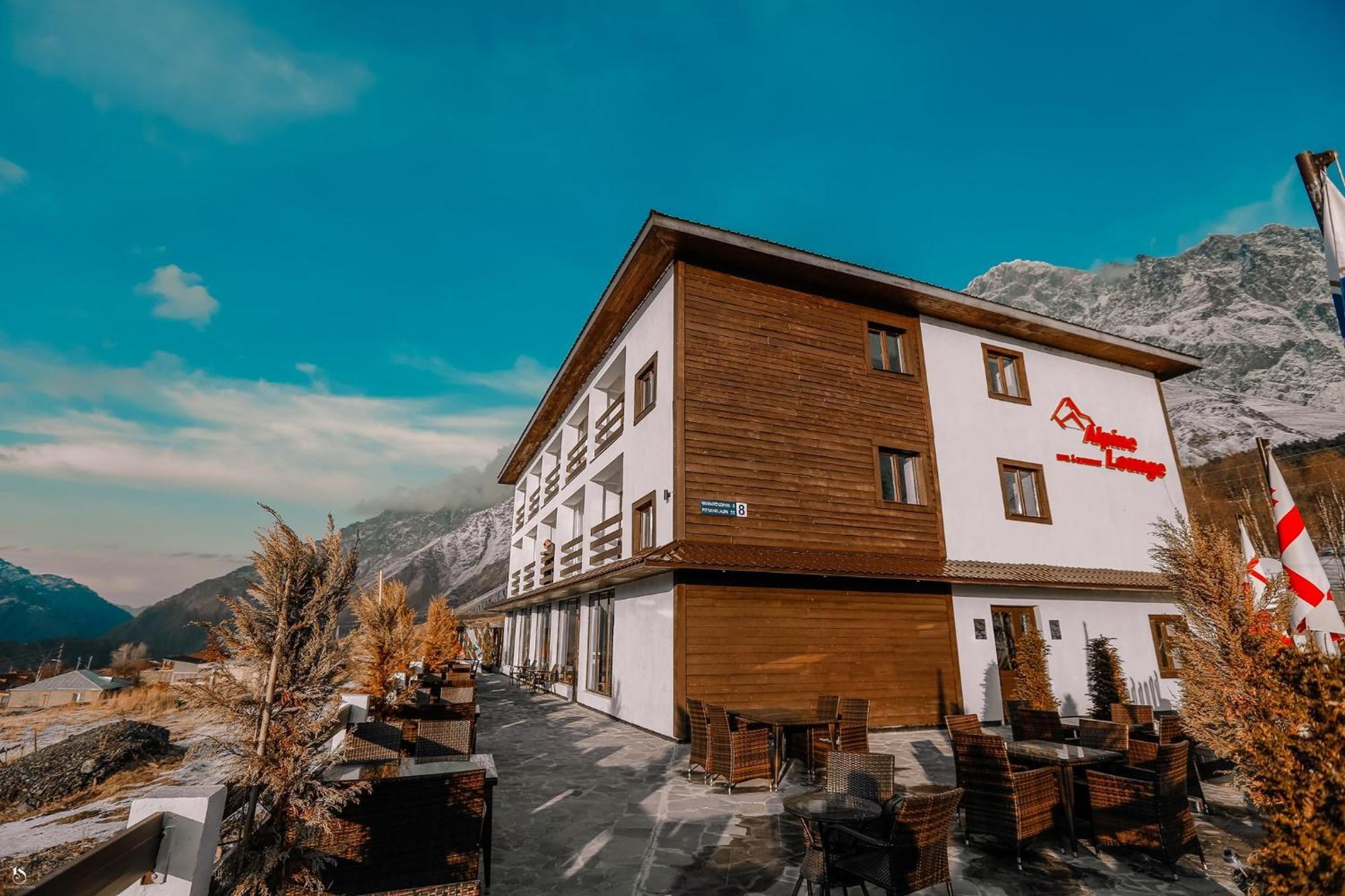 Alpine Lounge Boutique Hotel Kazbegi Exterior foto